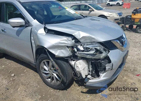 2015 Nissan Rogue Sl из США, поврежденный, VIN 5N1AT2MT5FC788014